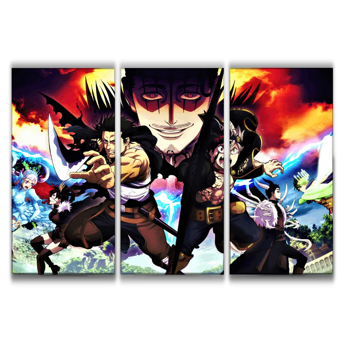 Black Clover Themed Poster