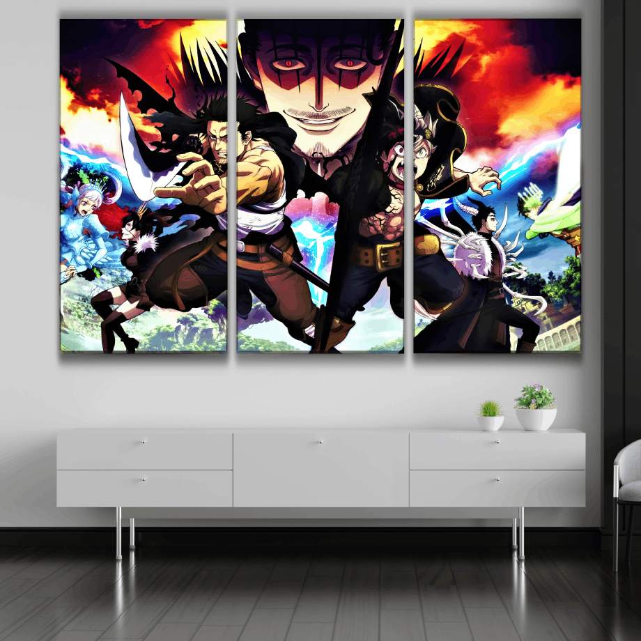 Black Clover Themed Poster