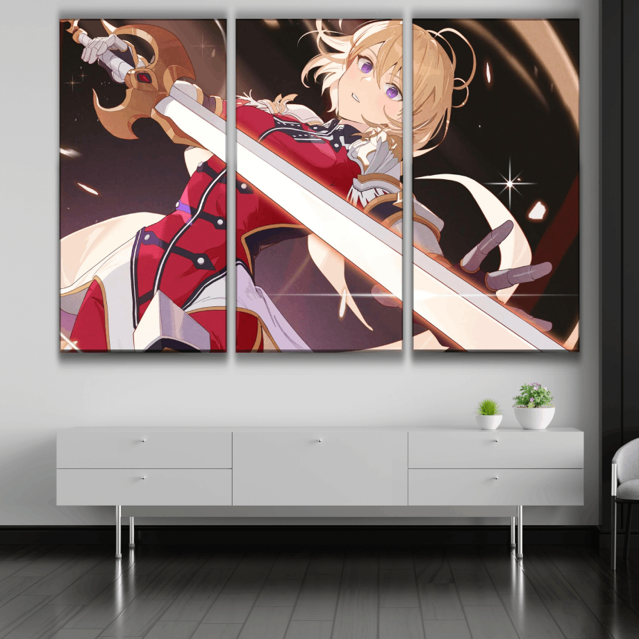 Cha Hae-in Anime Art Poster