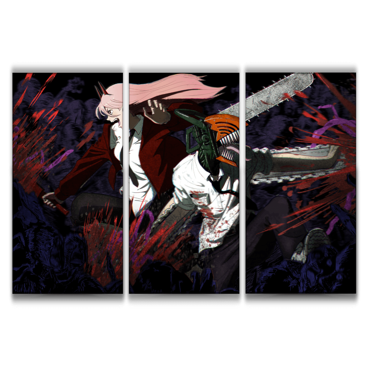Chainsaw Man Anime Art Poster
