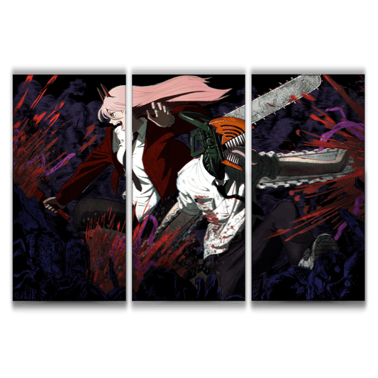 Chainsaw Man Anime Art Poster