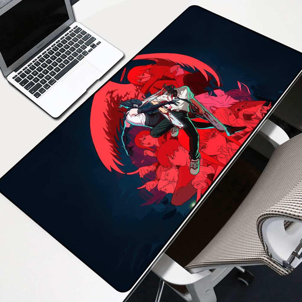 Chainsaw Man Visual Art Mouse Pad