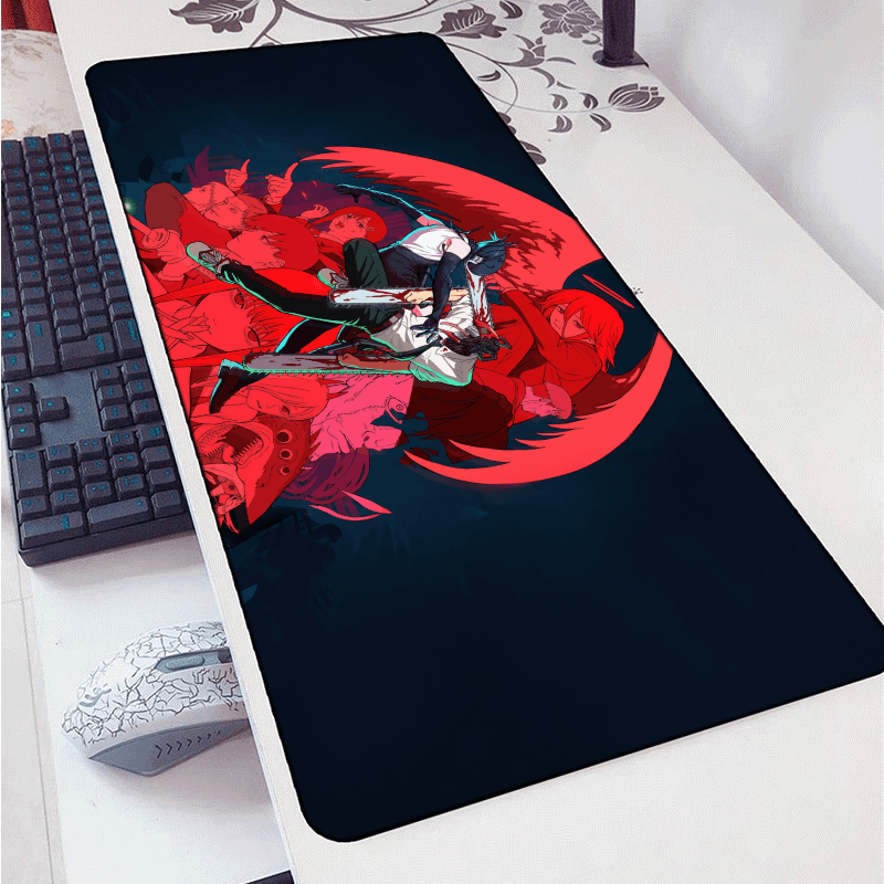 Chainsaw Man Visual Art Mouse Pad