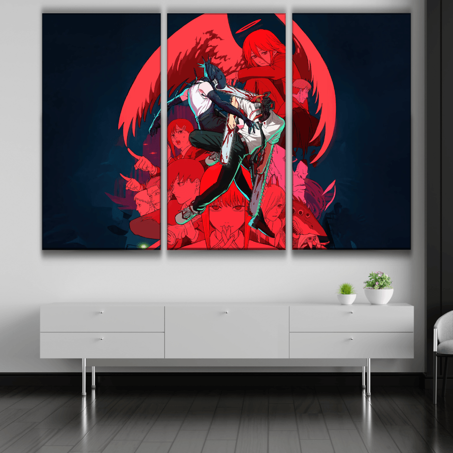 Chainsaw Man Visual Art Poster