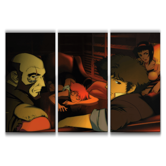 Cowboy Bebop Anime Art Style Poster