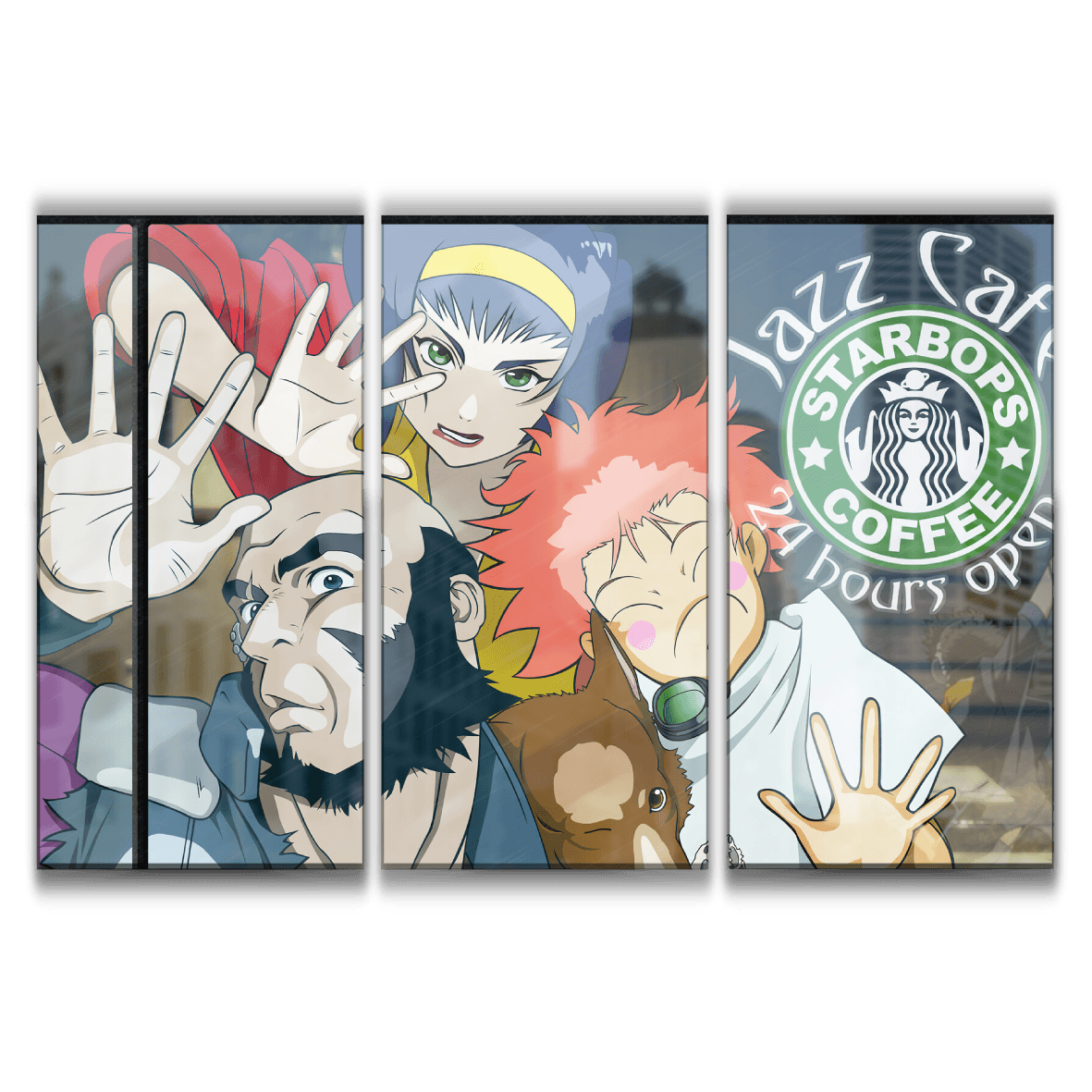 Cowboy Bebop Art Style Poster