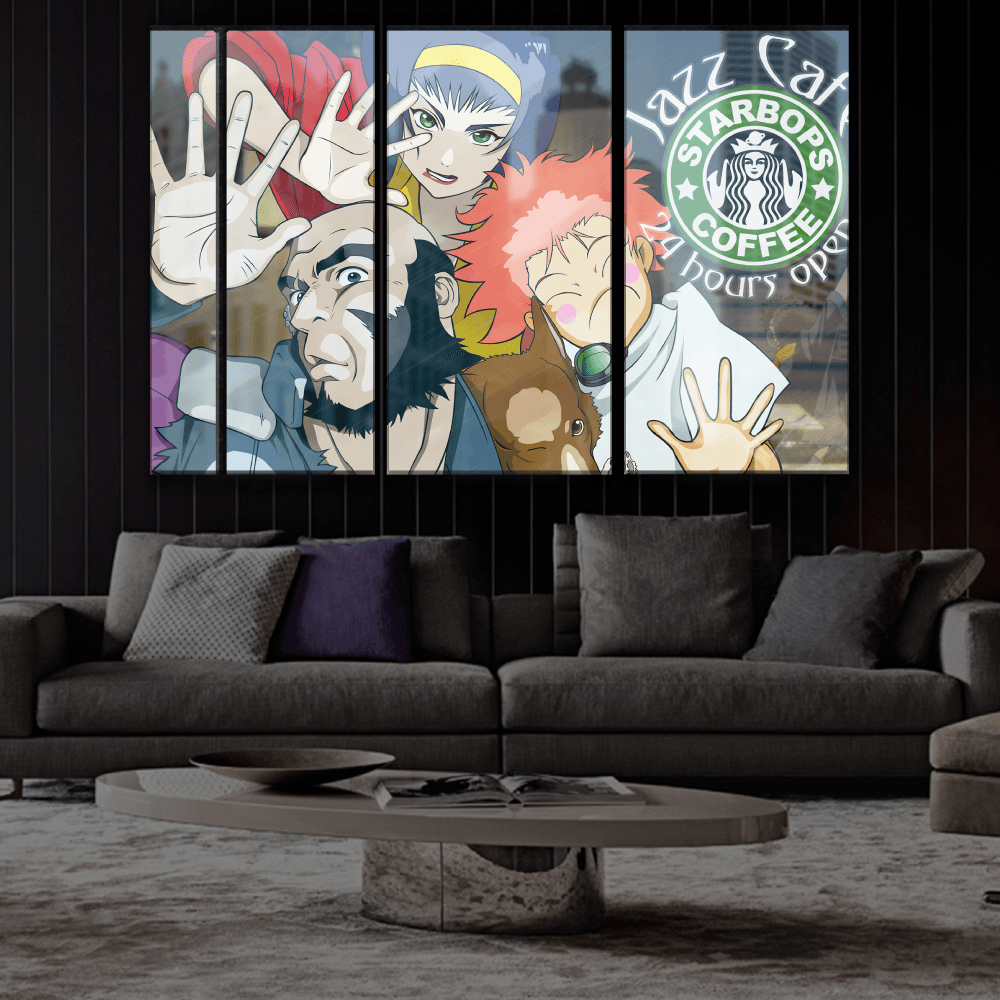 Cowboy Bebop Art Style Poster