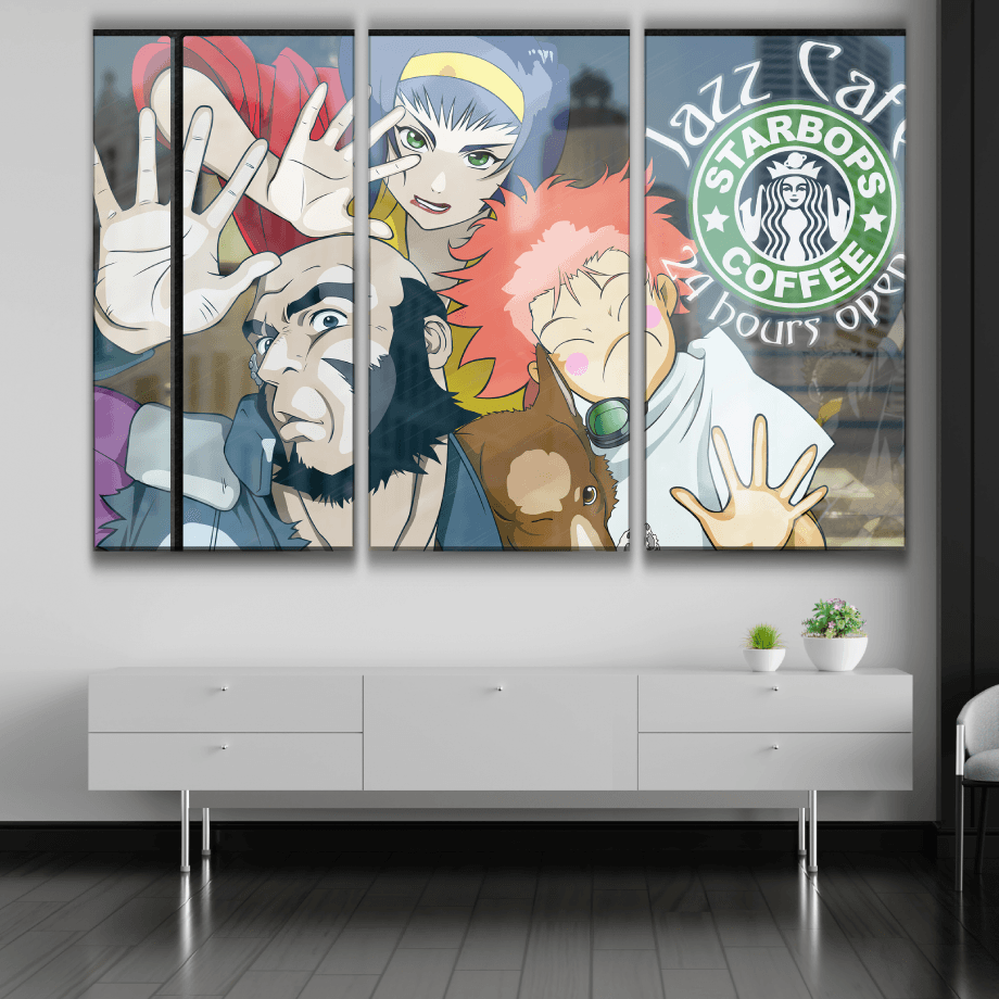 Cowboy Bebop Art Style Poster