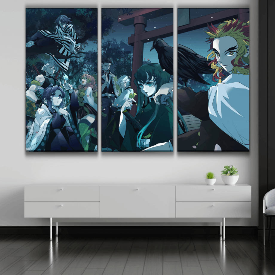 Demon Slayer Anime Artstyle Poster