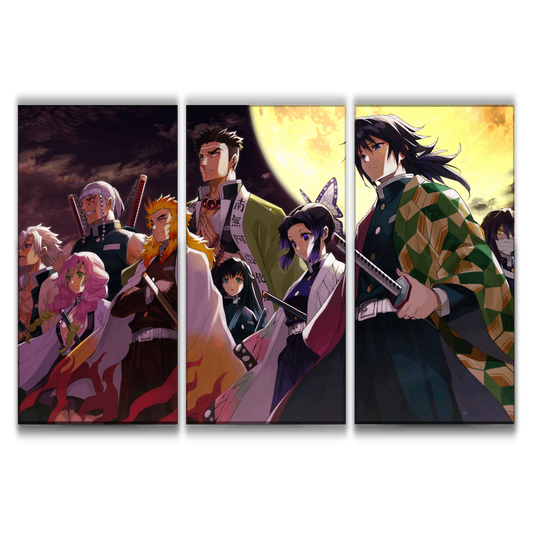 Demon Slayer Characters Art Poster