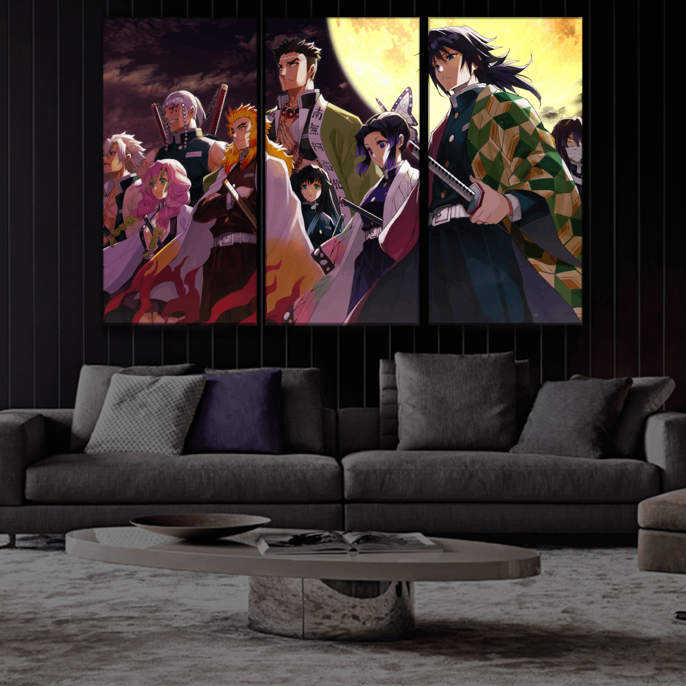 Demon Slayer Characters Art Buy Wall Poster