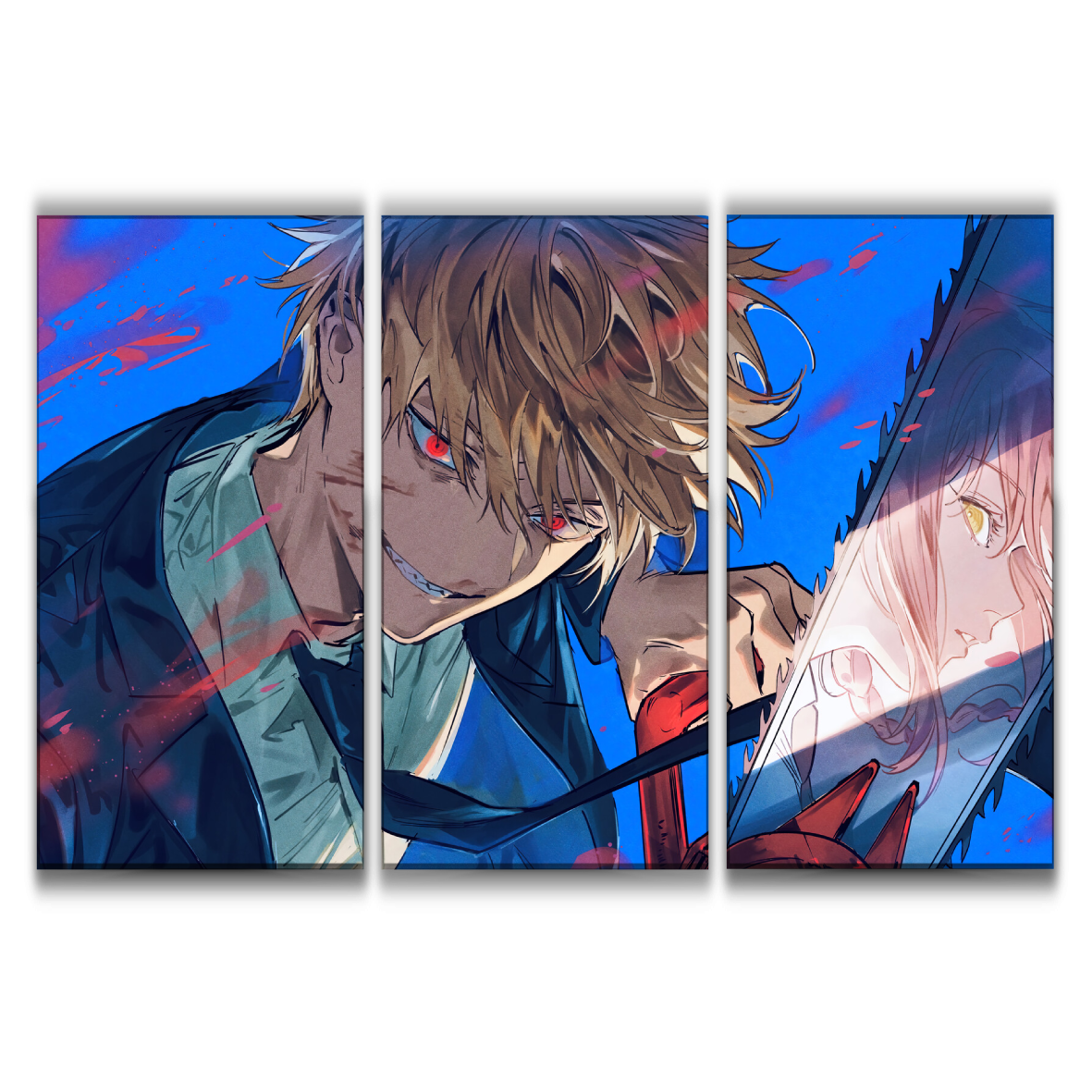 Denji Anime Art Poster