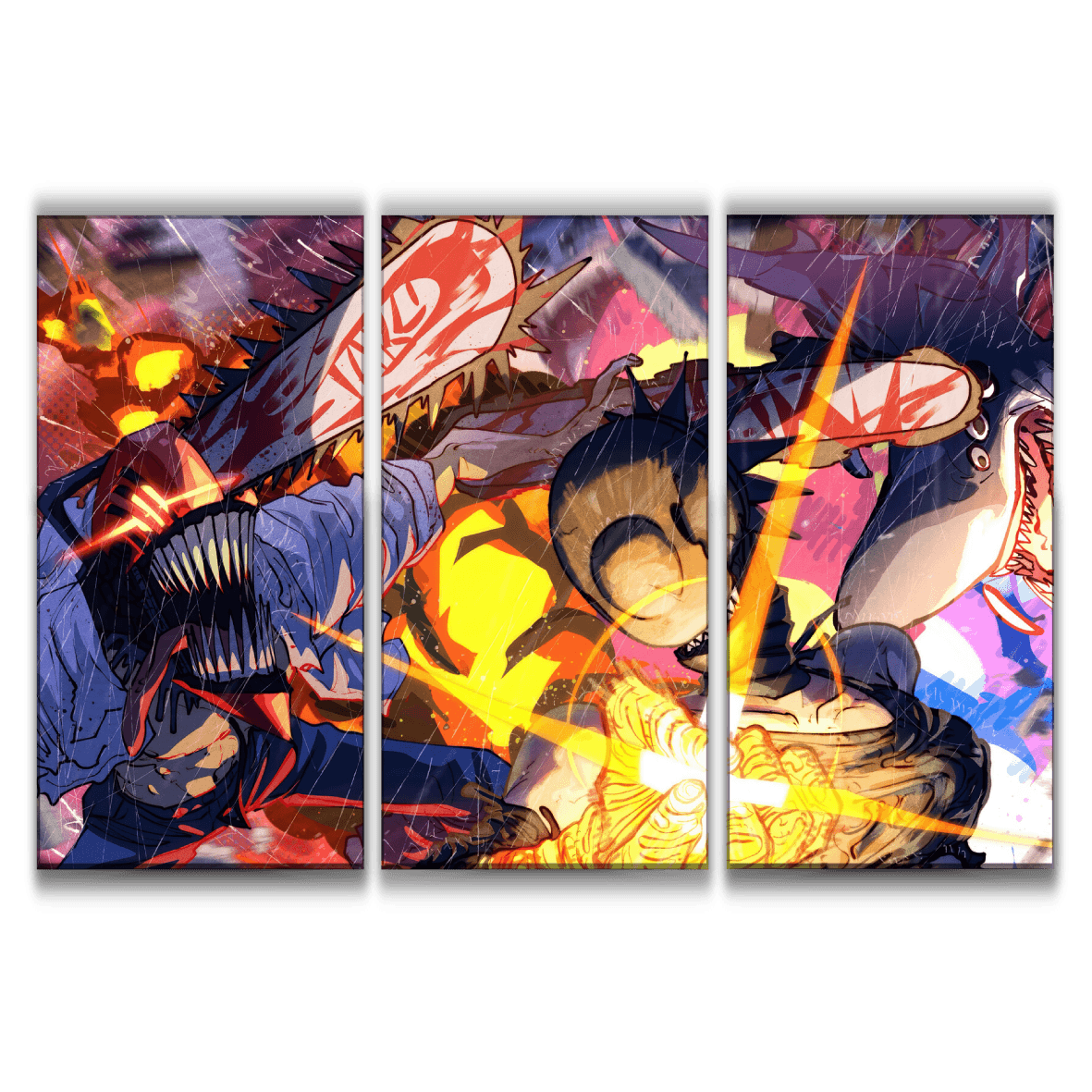 Denji Vs Reze Poster