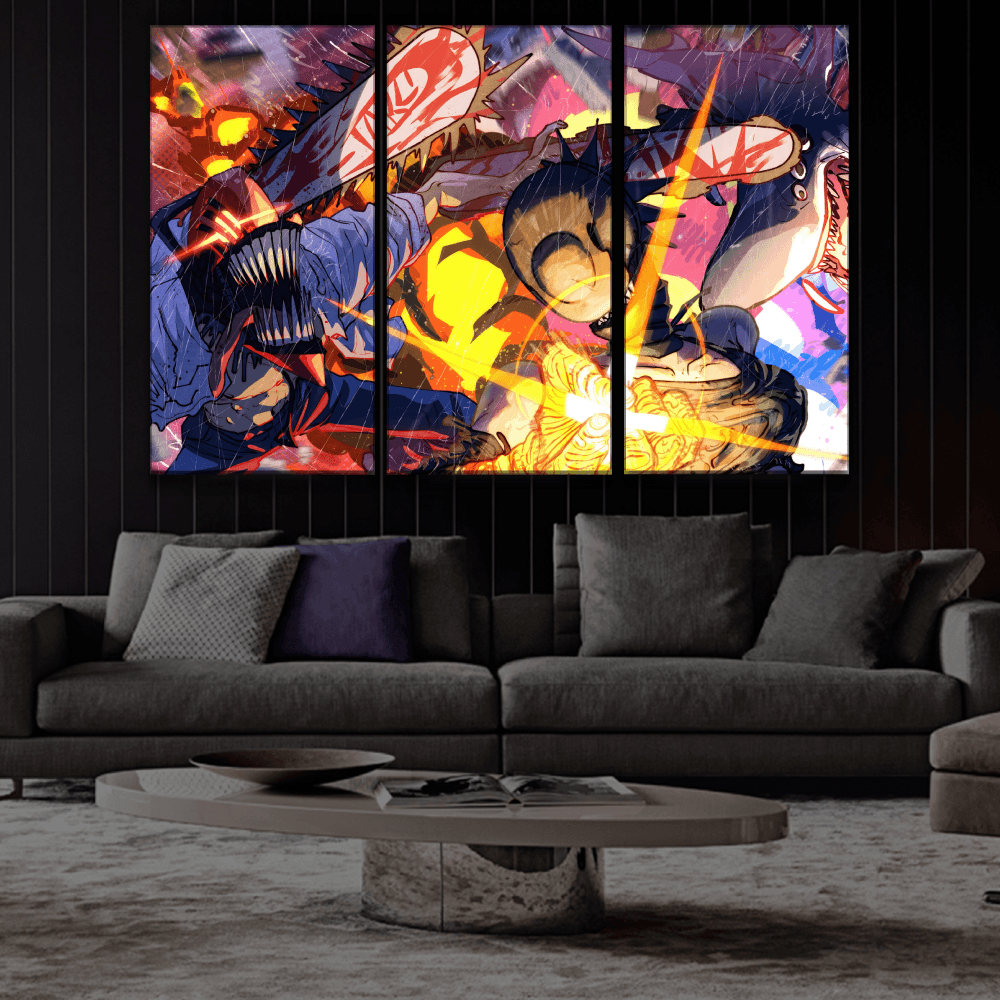 Denji Vs Reze Buy Wall Poster