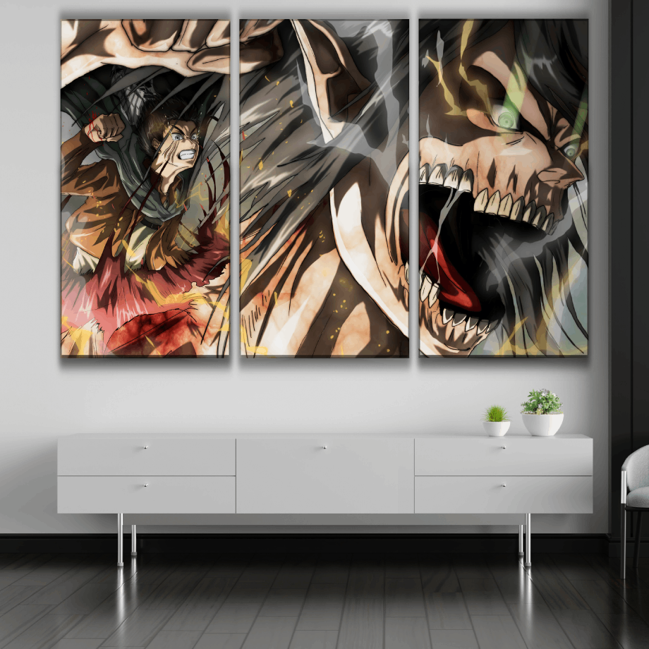 Eren Anime Art Poster