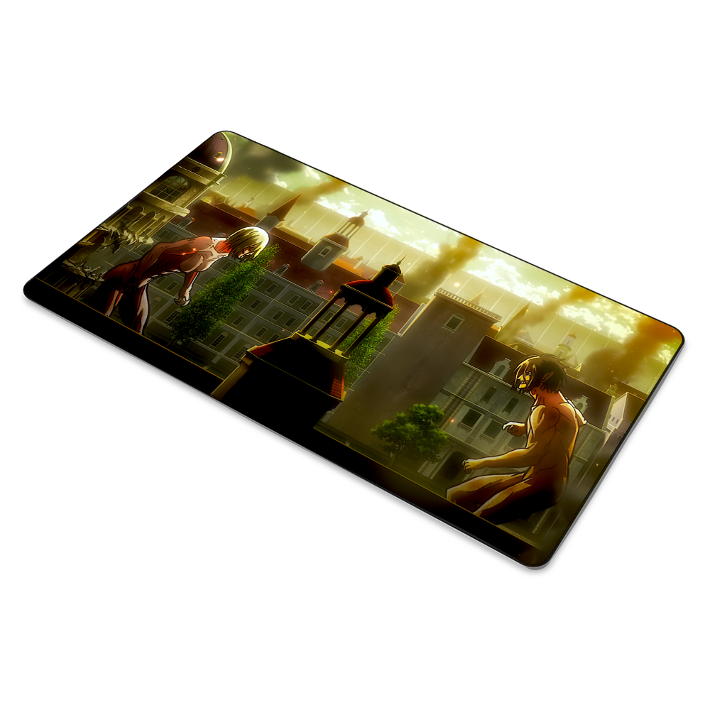 Eren vs Annie Mouse Pad