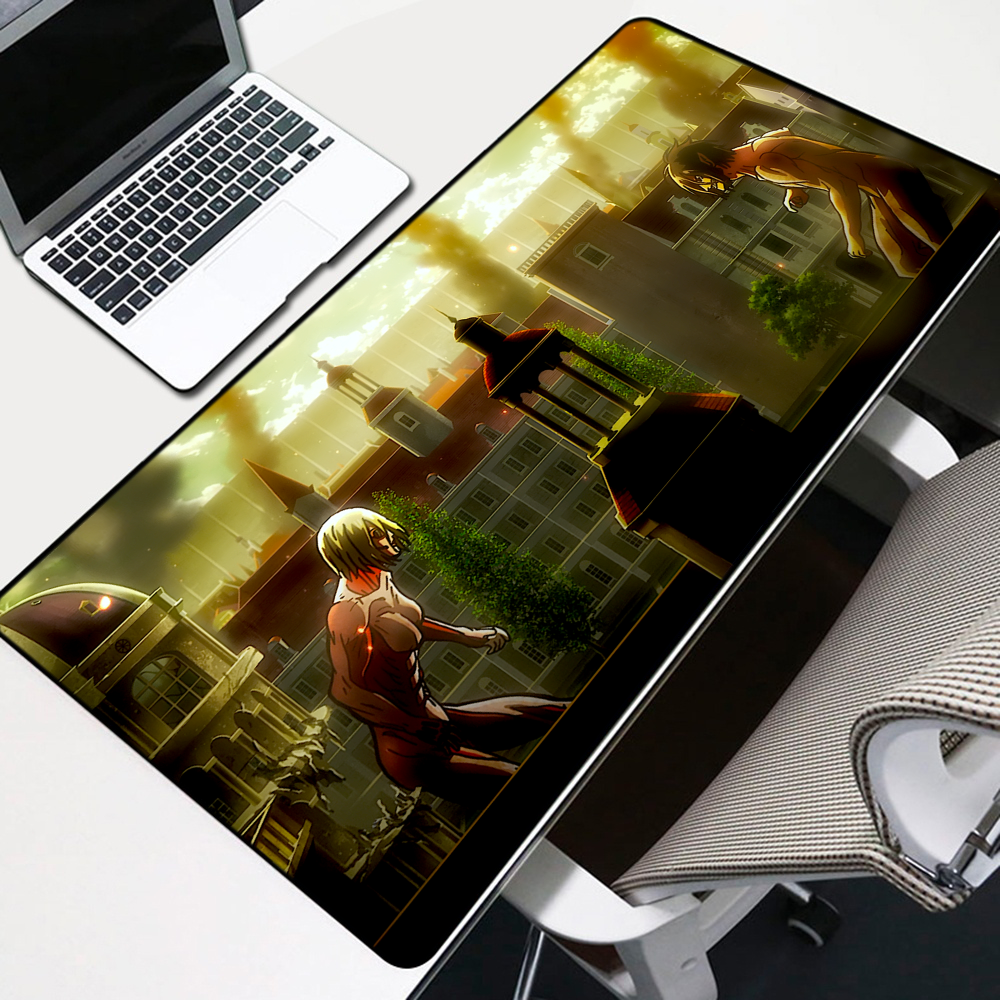 Eren vs Annie Mouse Pad