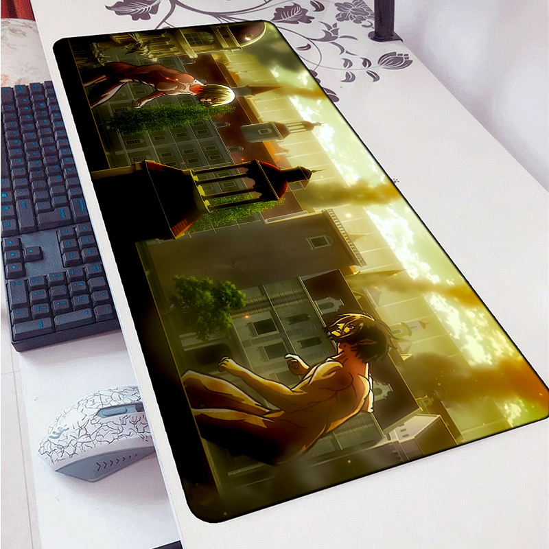 Eren vs Annie Mouse Pad