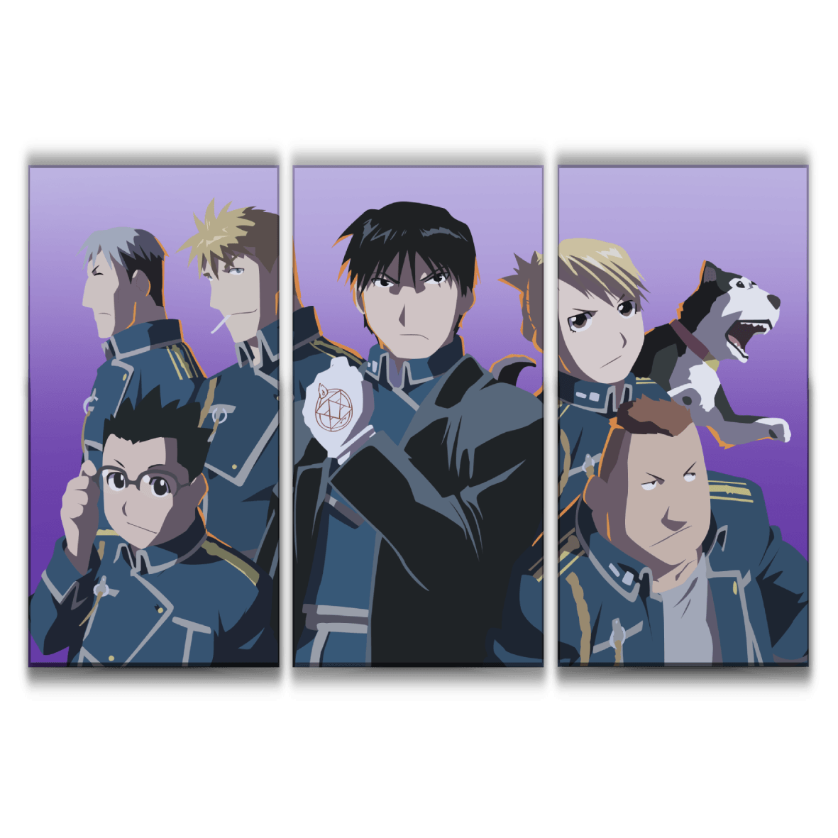 FMAB Roy Mustang's Team Poster