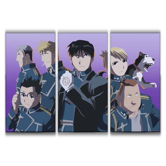 FMAB Roy Mustang's Team Poster