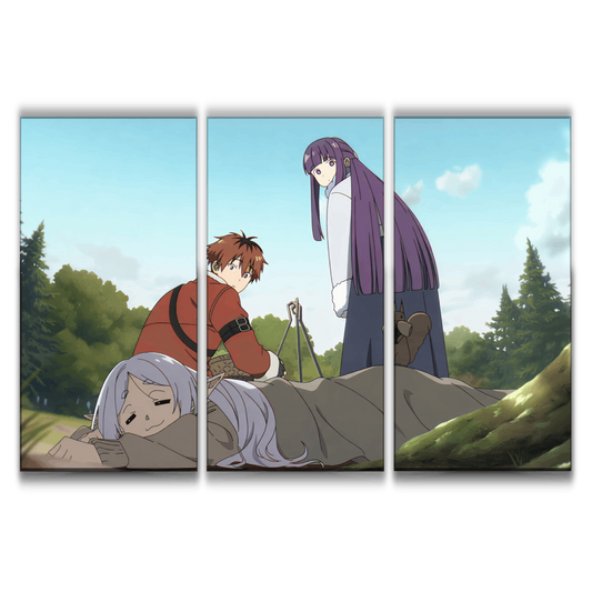 Frieren Beyond Journey's End Anime Art Poster
