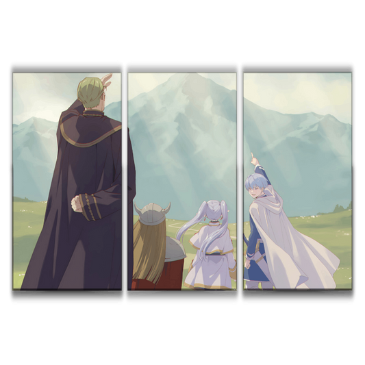 Frieren Beyond Journey's End Art Style Poster