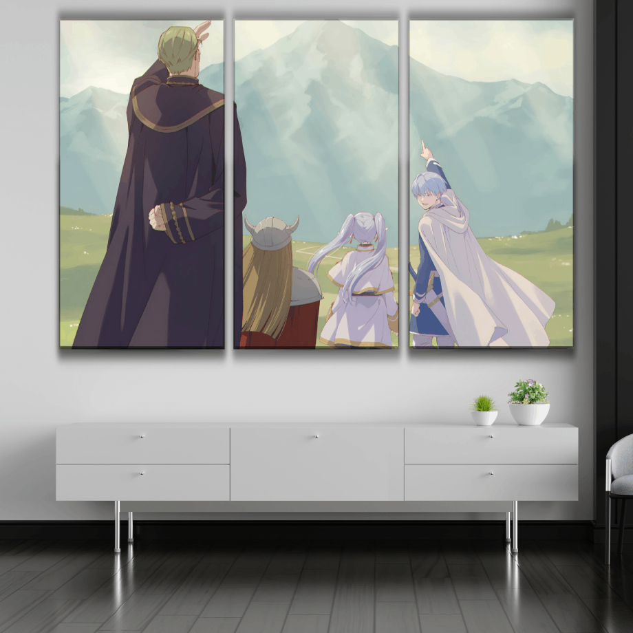 Frieren Beyond Journey's End Art Style Poster