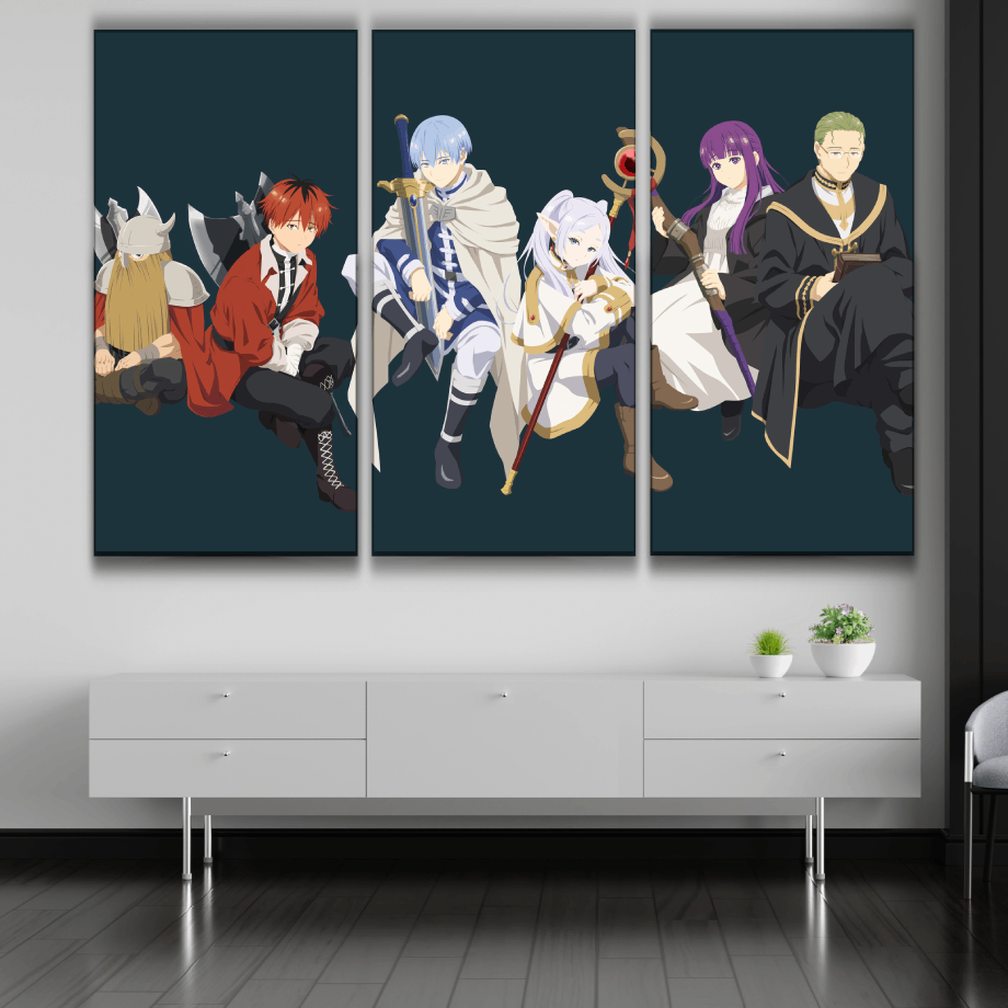 Frieren Beyond Journey's End Characters Poster