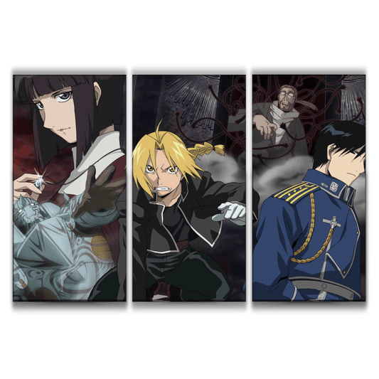 Fullmetal Alchemist Brotherhood Anime Art Poster