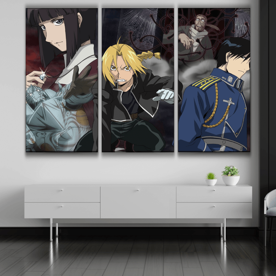 Fullmetal Alchemist Brotherhood Anime Art Poster