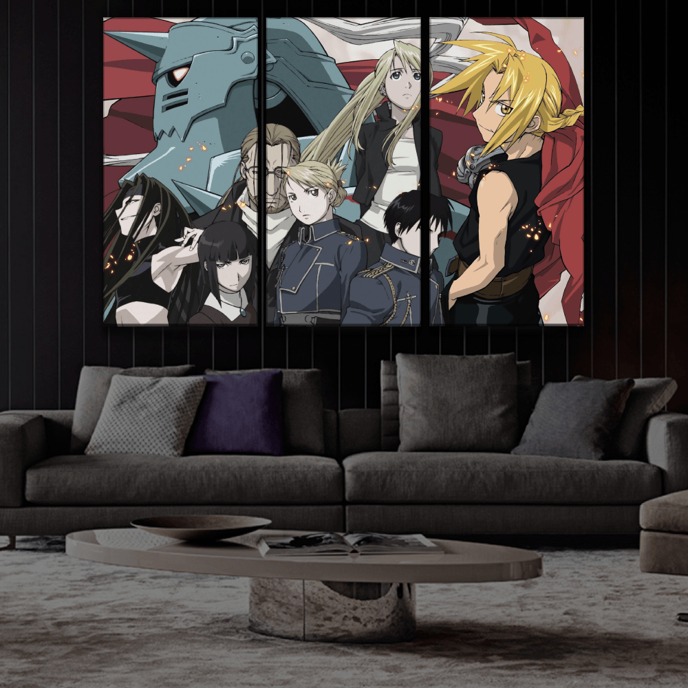 Fullmetal Alchemist Brotherhood Art Poster