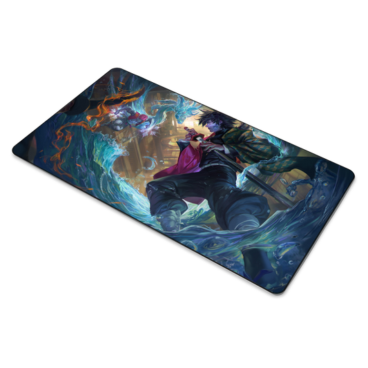 Giyu Tomioka and Akaza Mouse Pad