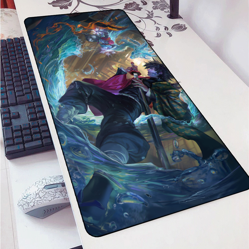 Giyu Tomioka and Akaza Mouse Pad