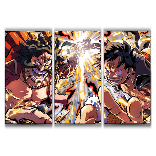 Gol D. Roger and Luffy Poster