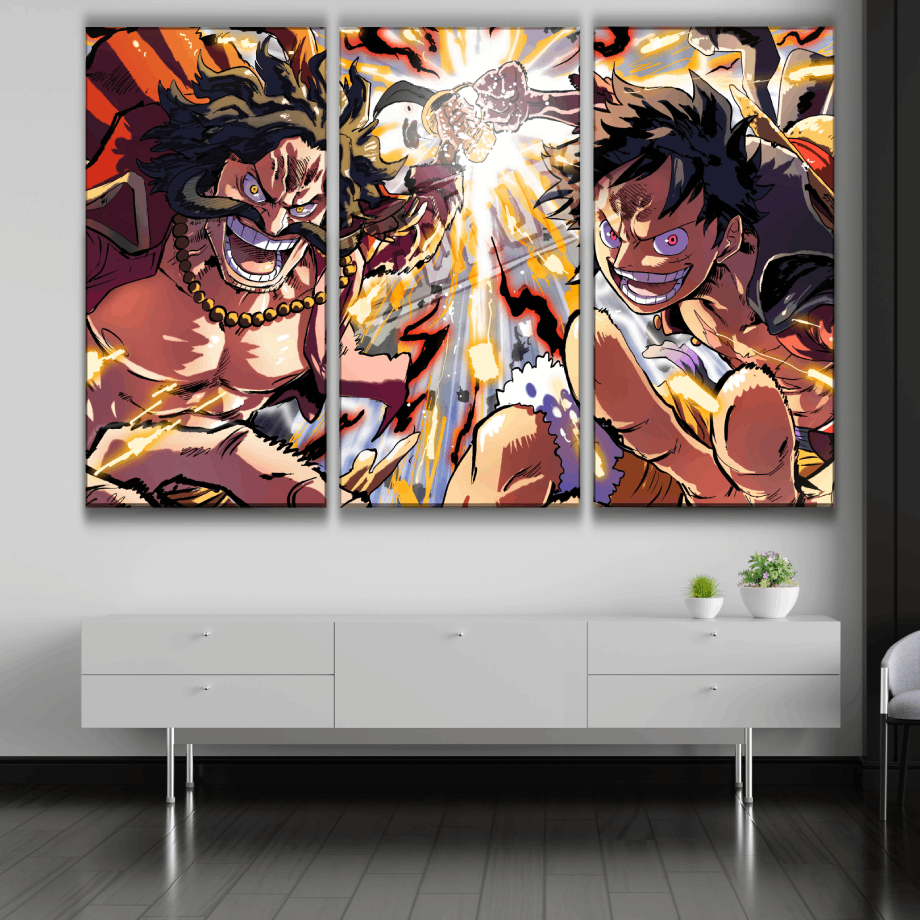 Gol D. Roger and Luffy Poster