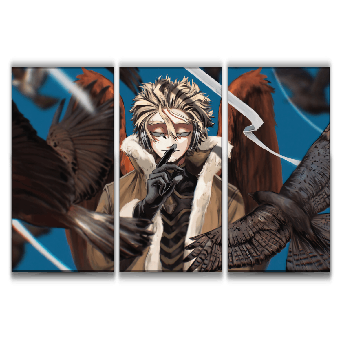 Hawks Anime Art Poster