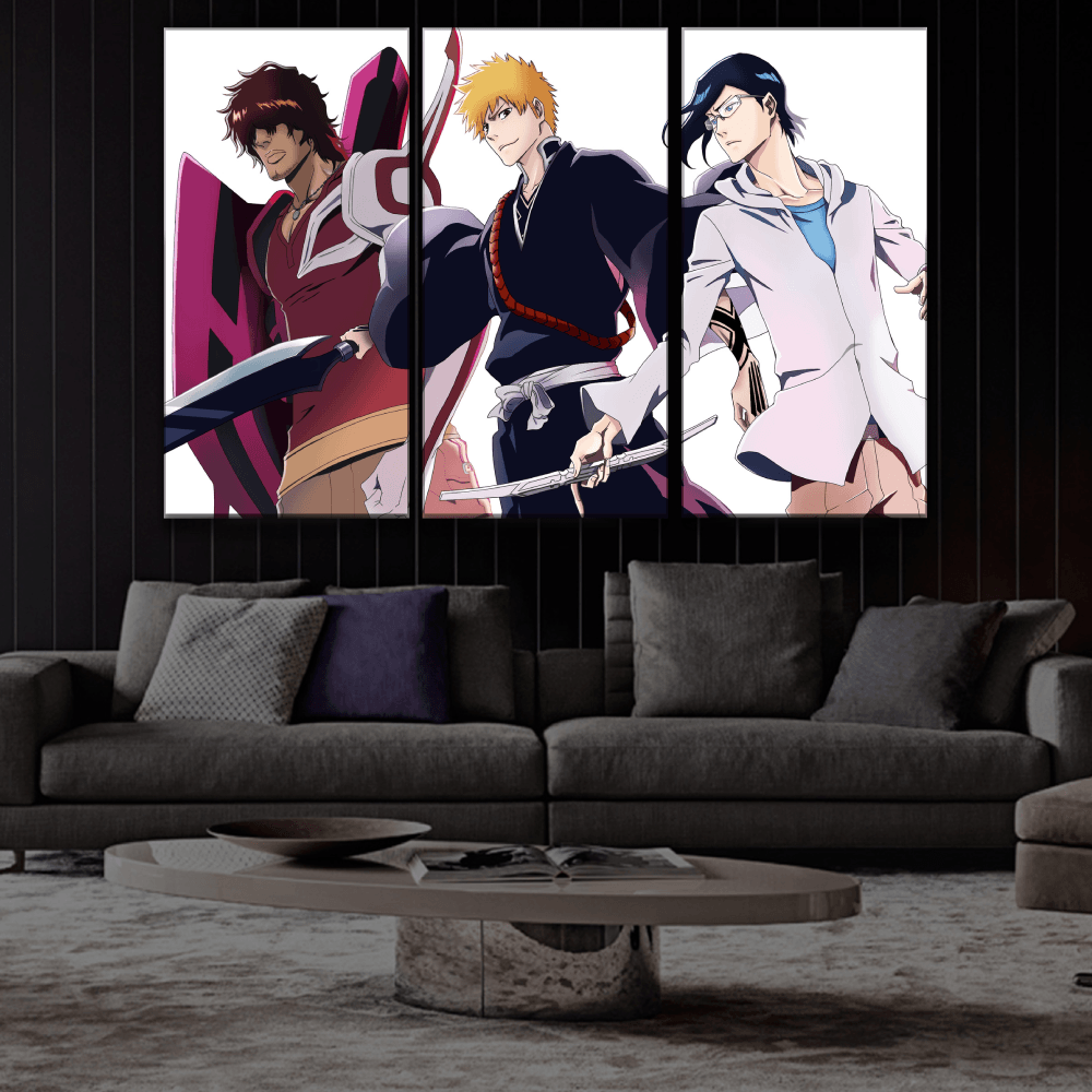 Ichigo, Sado & Uryu Bleach Thousand Year Blood War Poster