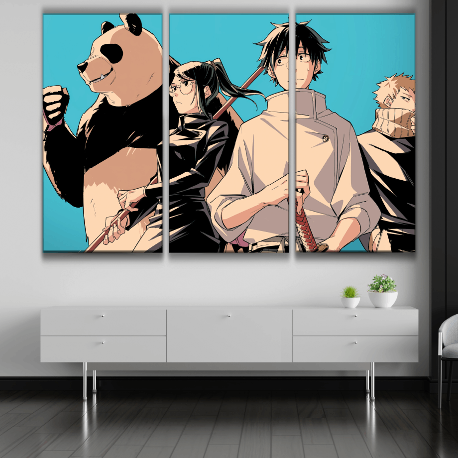 Jujutsu Kaisen Anime Stylized Poster