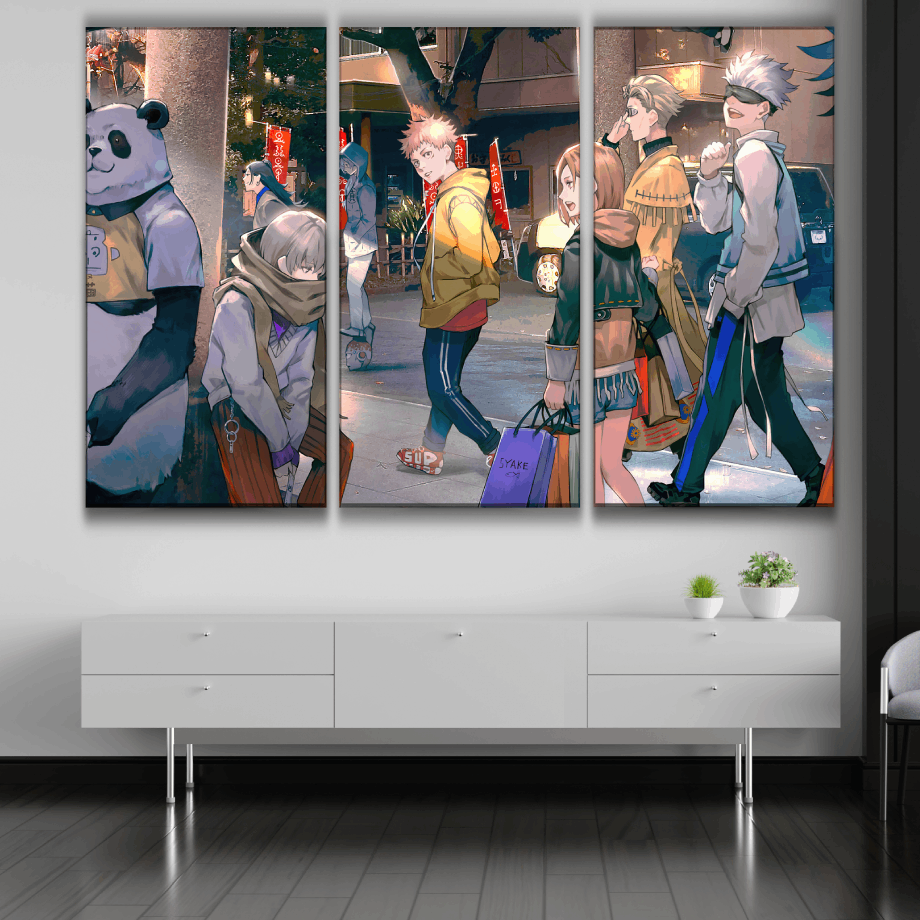 Jujutsu Kaisen Anime Themed Poster