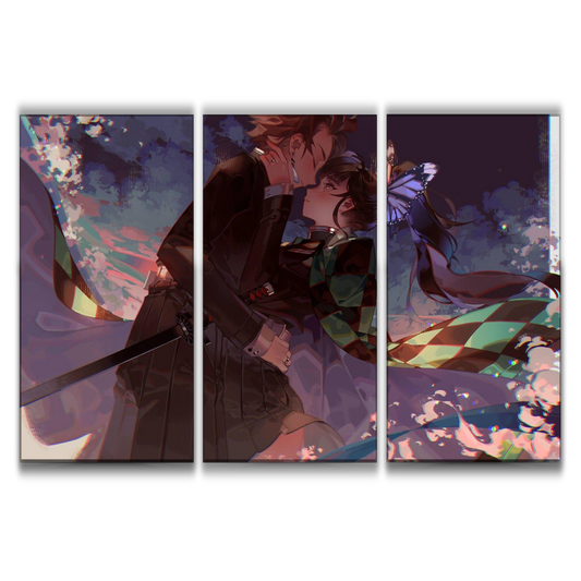 Kanao Tsuyuri and Tanjiro Kamado Poster