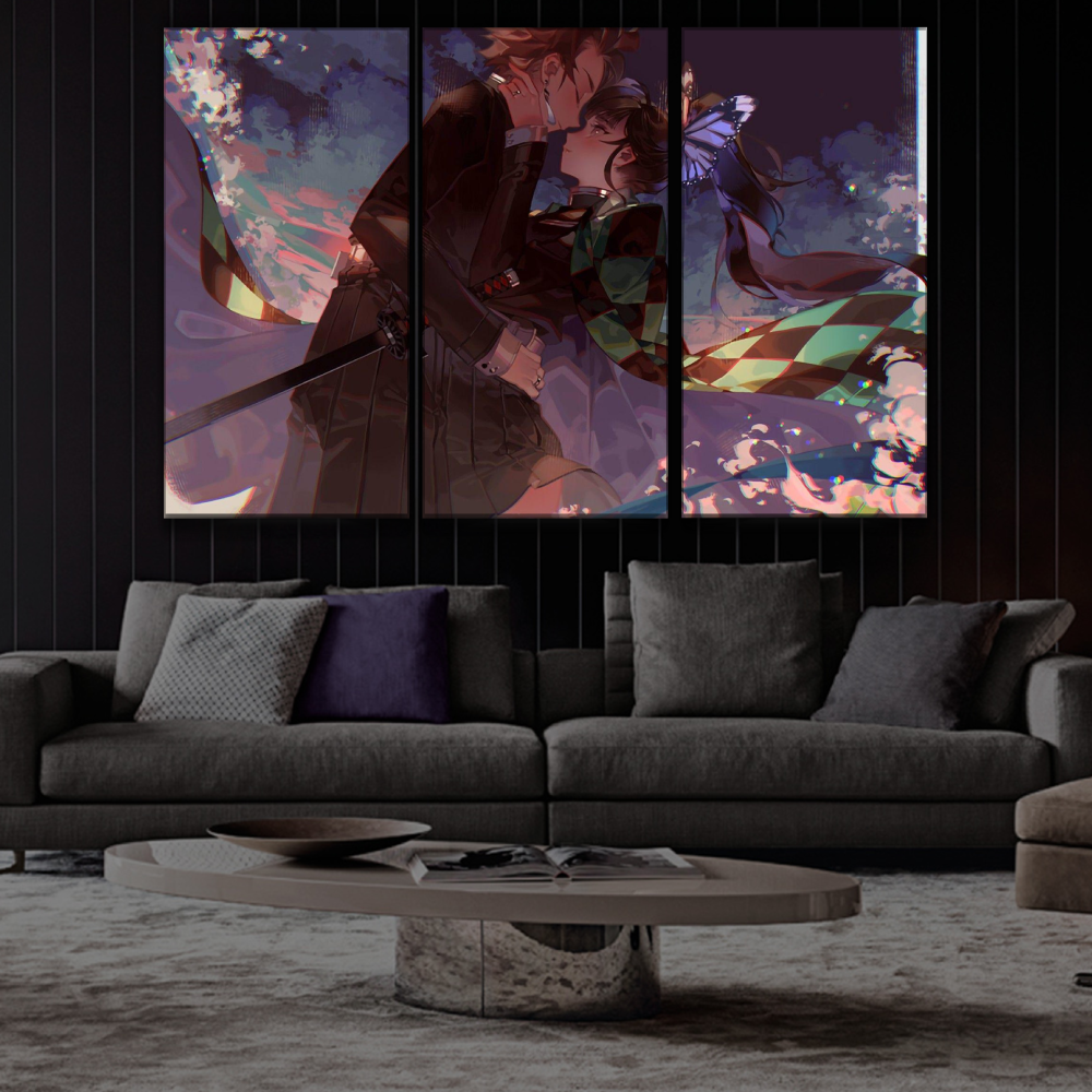 Kanao Tsuyuri and Tanjiro Kamado Poster
