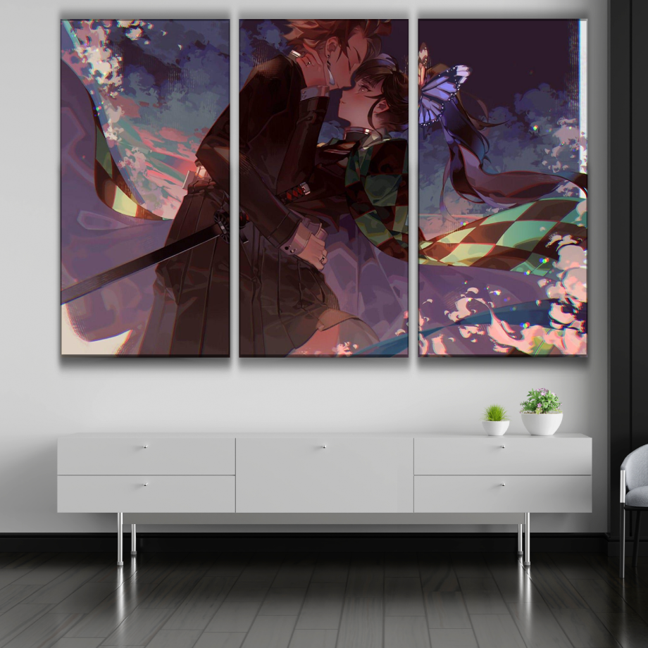 Kanao Tsuyuri and Tanjiro Kamado Poster