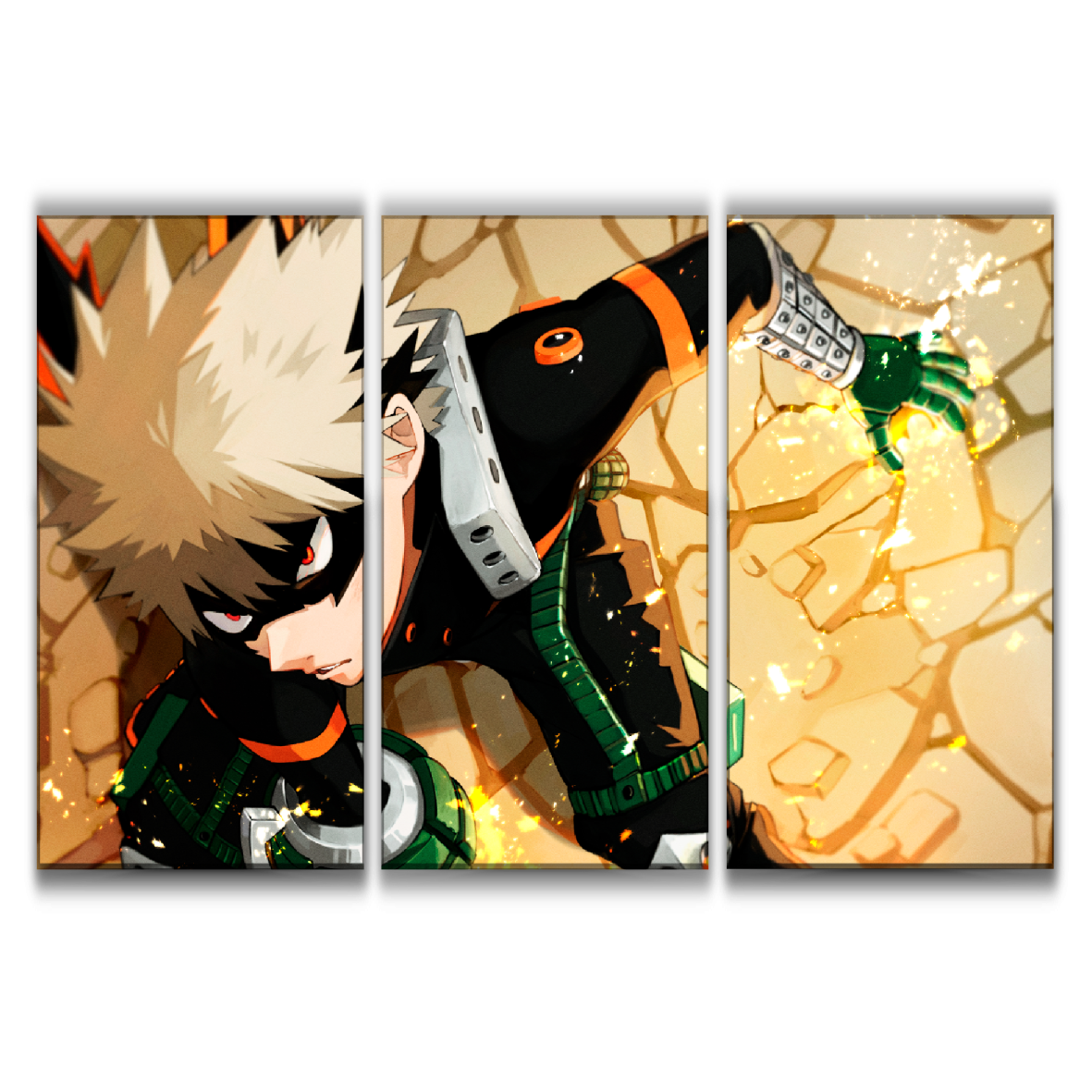 Katsuki Bakugo Anime Art Poster