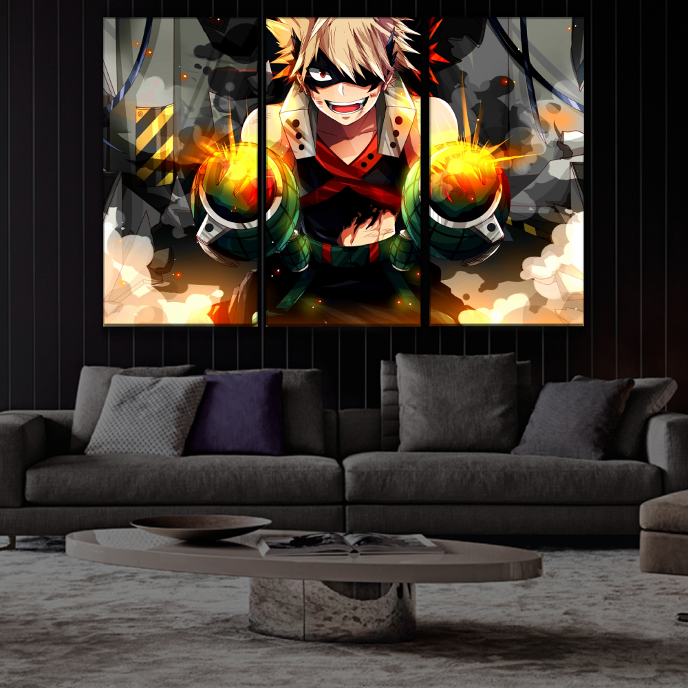 Katsuki Bakugo Anime Poster