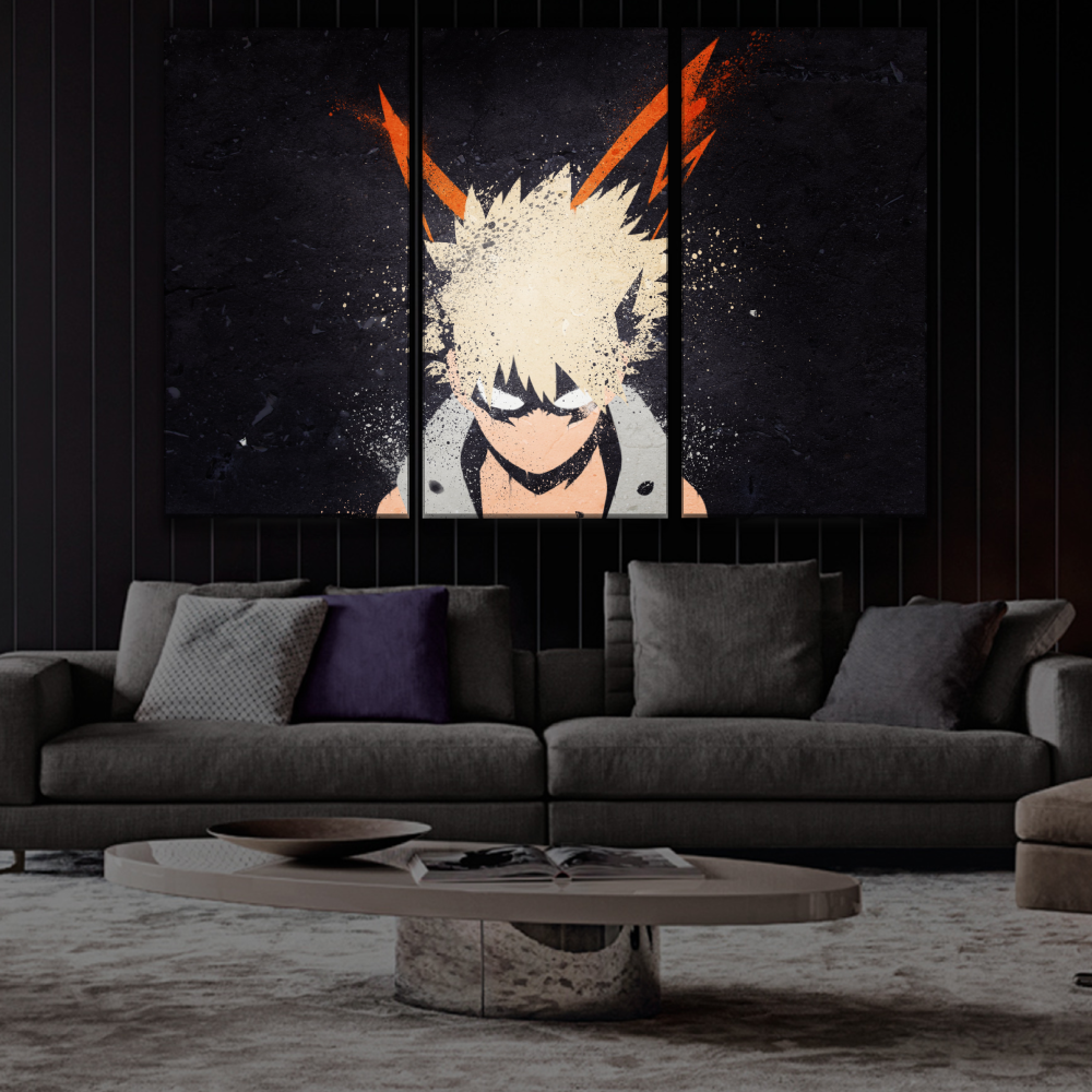 Katsuki Bakugo Art Poster