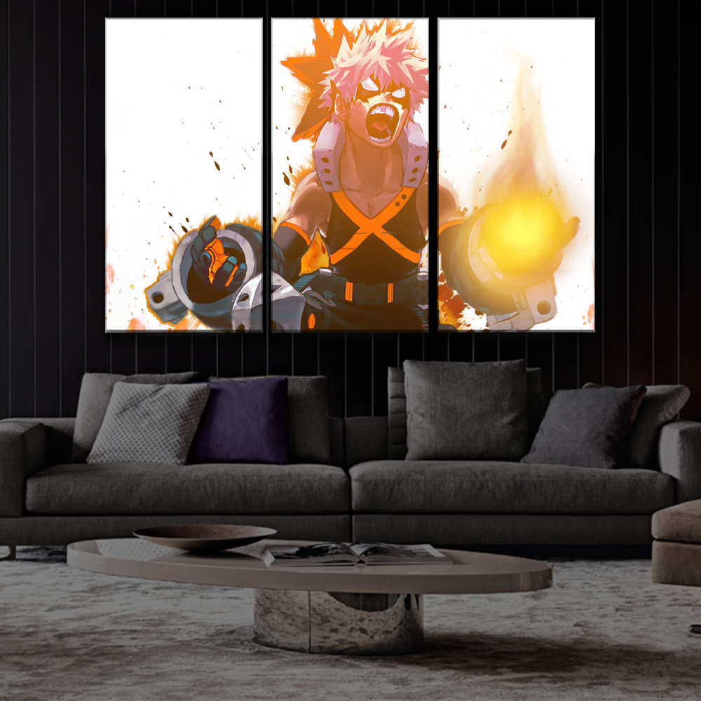 Katsuki Bakugo Canvas Poster