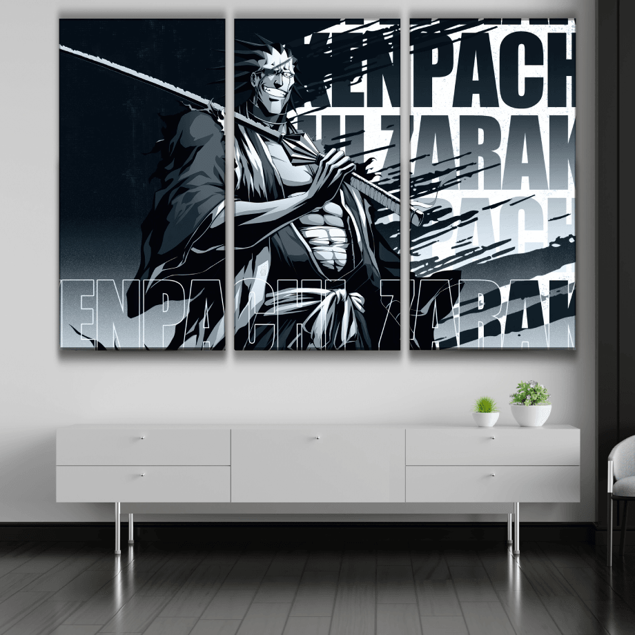 Kenpachi Zaraki Art Style Poster
