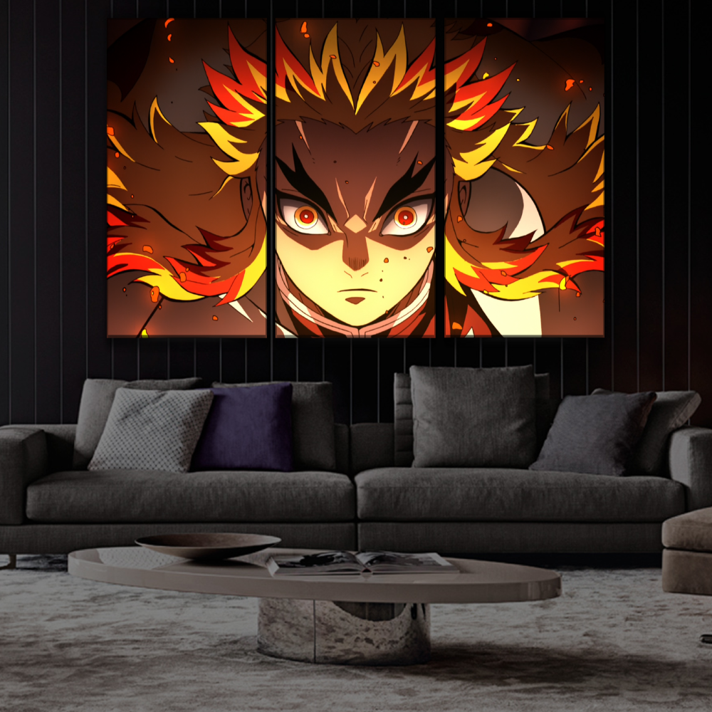 Kyojuro Rengoku Anime Poster