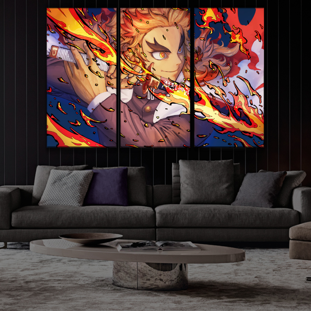 Kyojuro Rengoku Art Poster