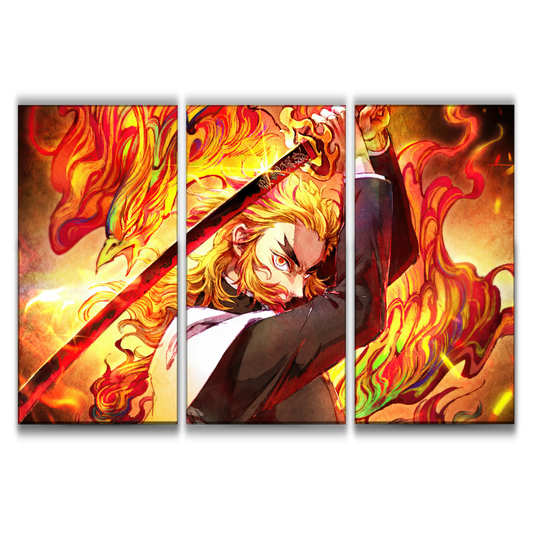 Kyojuro Rengoku Canvas Poster